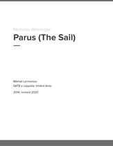 Parus SATB choral sheet music cover